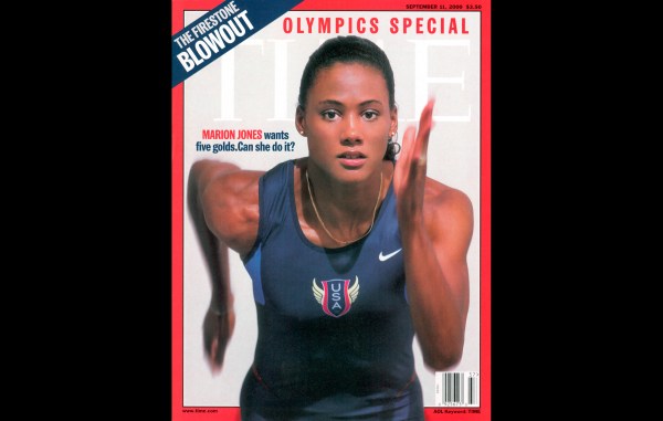 Sydney 2000 Track Star Marion Jones See The History Of The Olympics In Time Covers