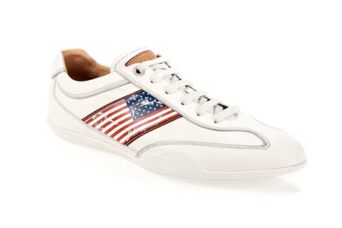 1 Bally flag sneakers