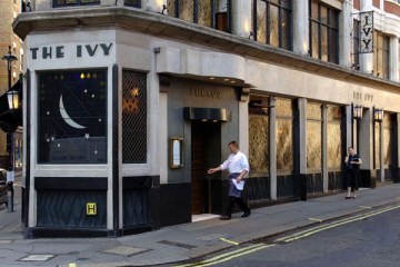 The Ivy restaurant in London's West End.