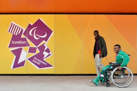 Athletes Arrive At the Athletes Village Ahead of The London 2012 Paralympic Games